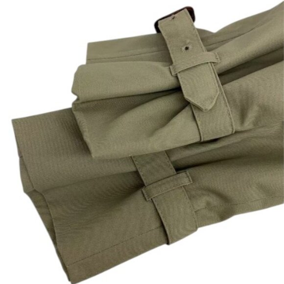 Aquascutum light green trench coat size M - Picture 4 of 5